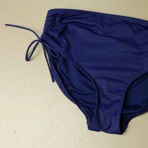 Chlorine Resistant Adjustable High Waisted Bikini Swim Bottoms